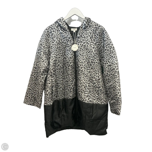 Coat Puffer & Quilted By Oddi In Animal Print, Size: L