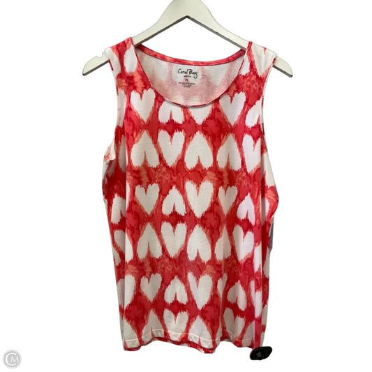 Top Sleeveless By Coral Bay In Red, Size: Lp