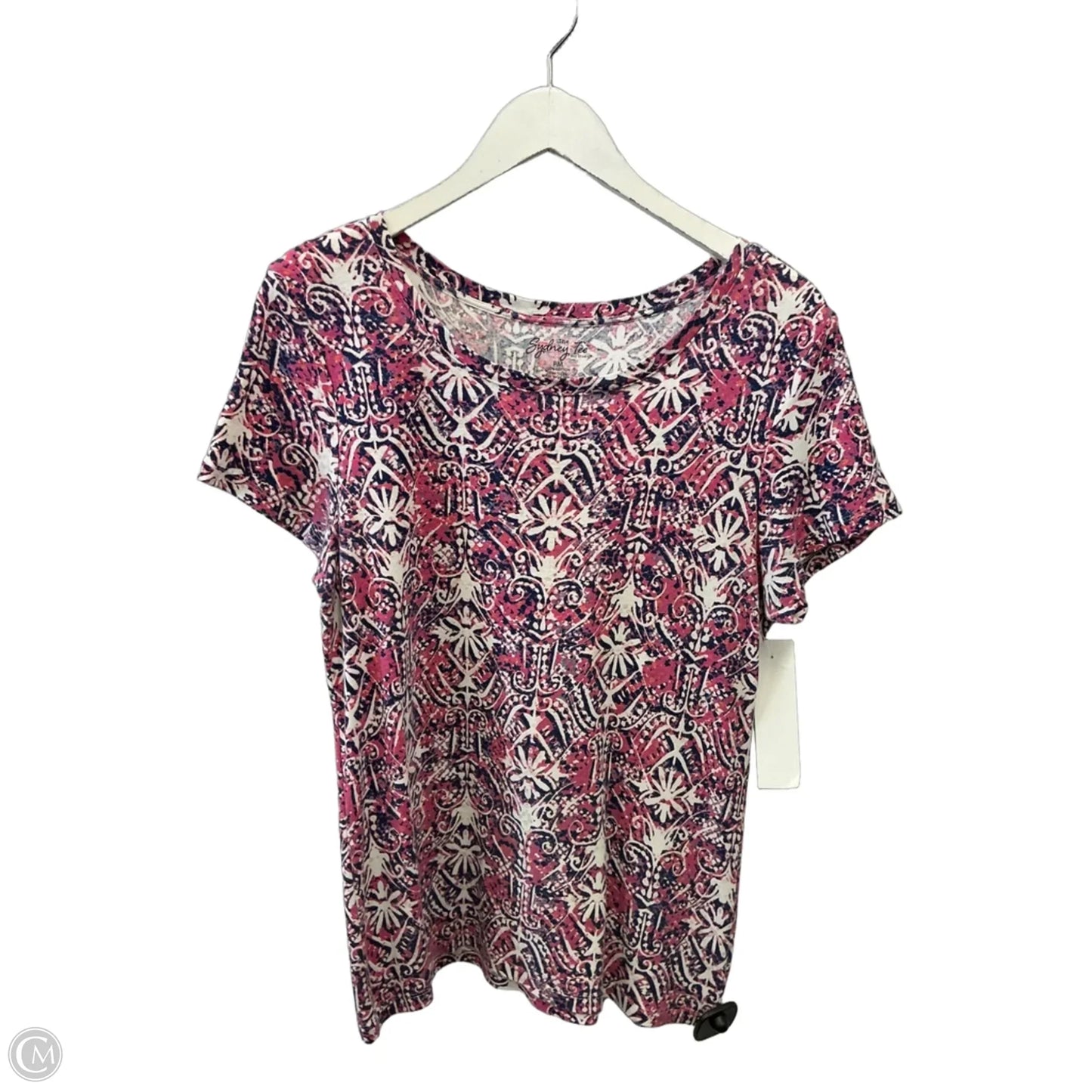 Top Short Sleeve Basic By Clothes Mentor In Pink, Size: Mp