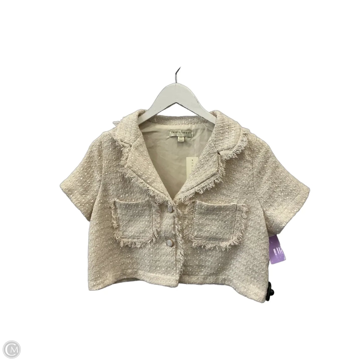 Blazer By Clothes Mentor In Pink, Size: M