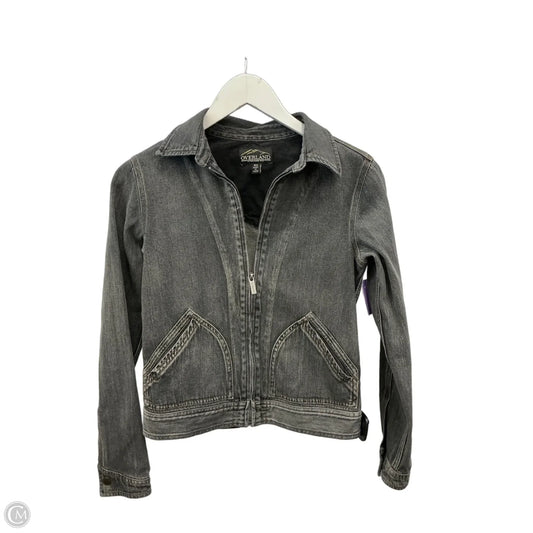 Jacket Denim By Clothes Mentor In Black, Size: Xs