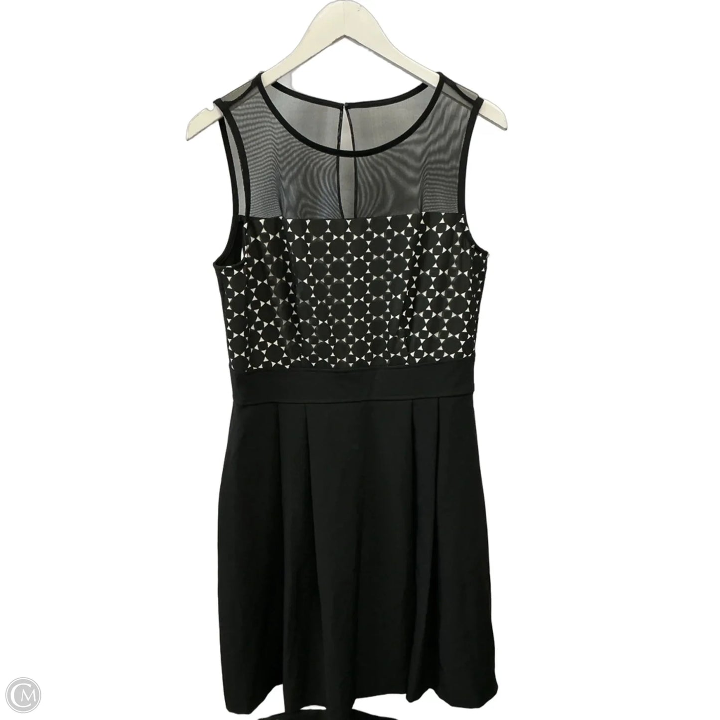 Dress Casual Short By Dressbarn In Black & White, Size: M