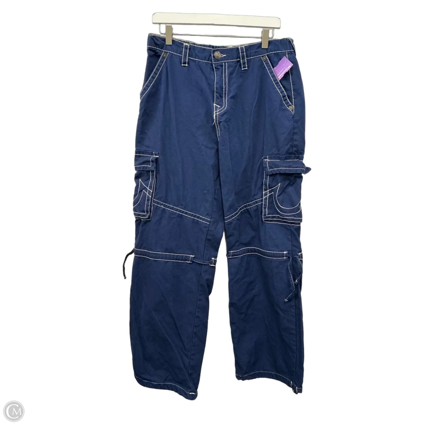 Pants Cargo & Utility By True Religion In Navy, Size: 12