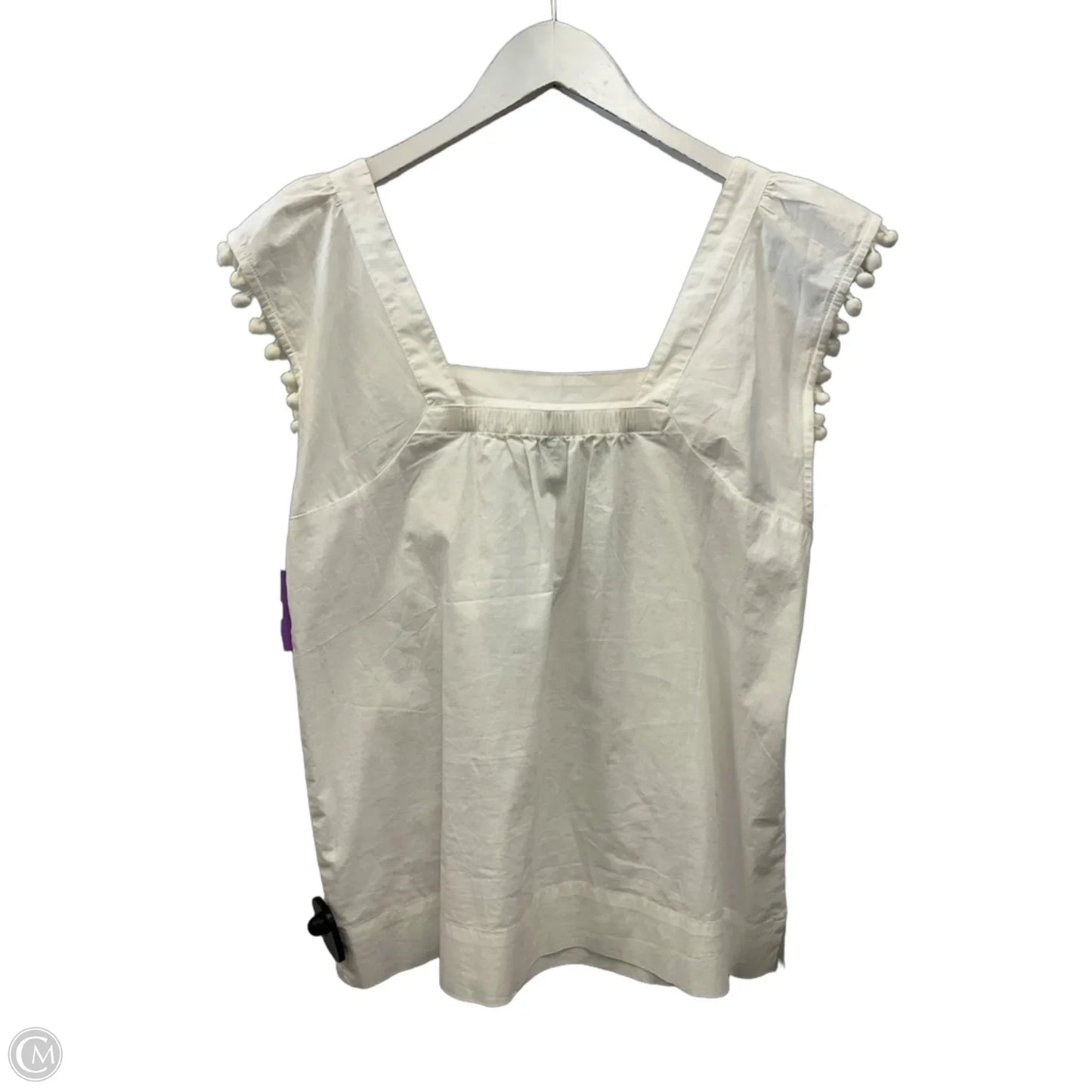 Top Sleeveless By J. Crew In White, Size: S