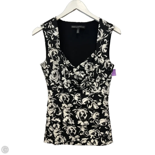Top Sleeveless By White House Black Market In Black & White, Size: S