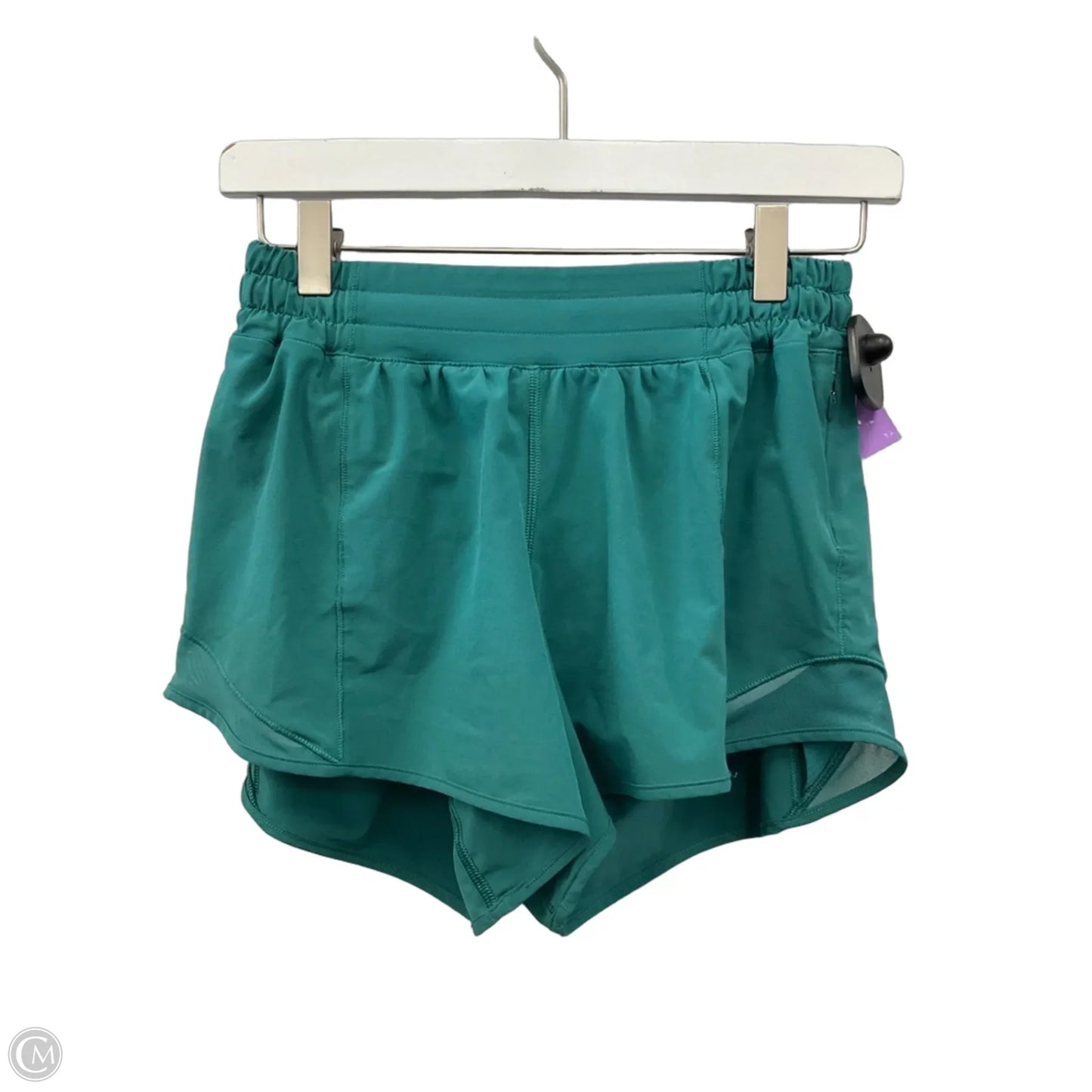 Athletic Shorts By Lululemon In Green, Size: S