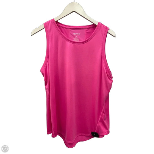 Athletic Tank Top By Tek Gear In Pink, Size: Xl