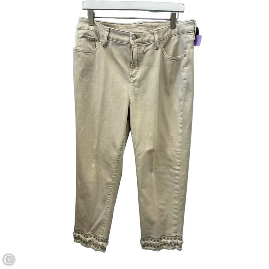 Capris By Chicos In Tan, Size: 12