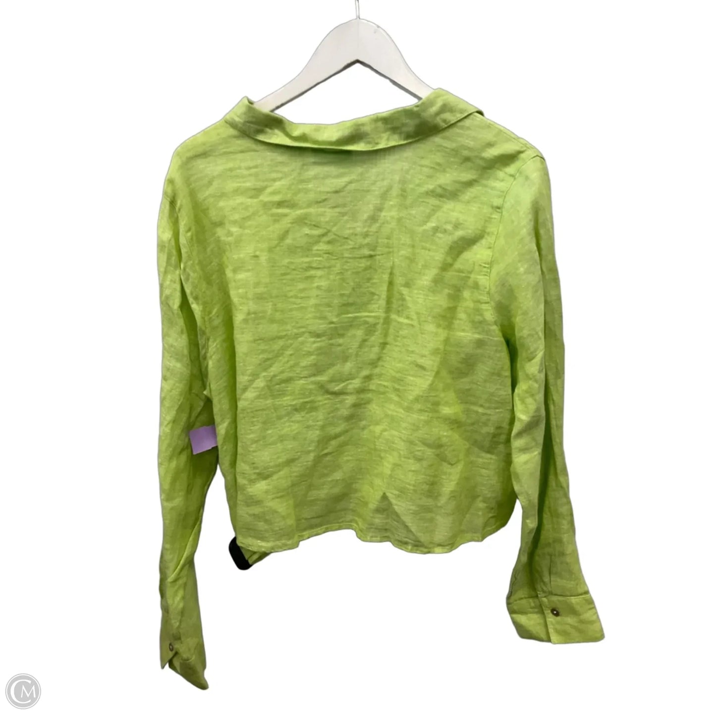 Top Long Sleeve By Cynthia Rowley In Green, Size: Xl