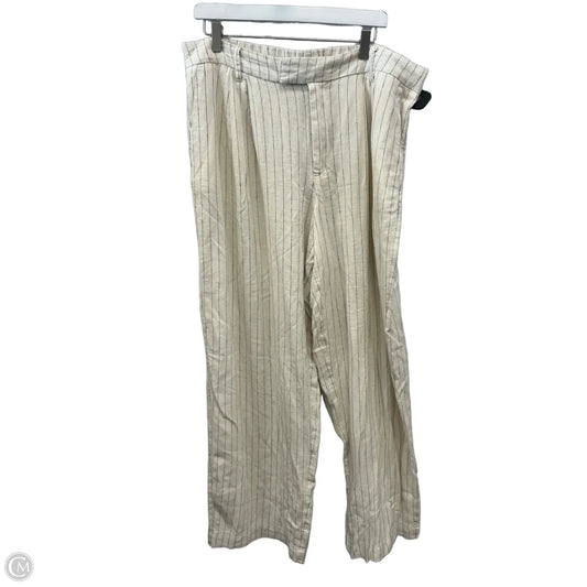 Pants Wide Leg By A New Day In Cream, Size: 16