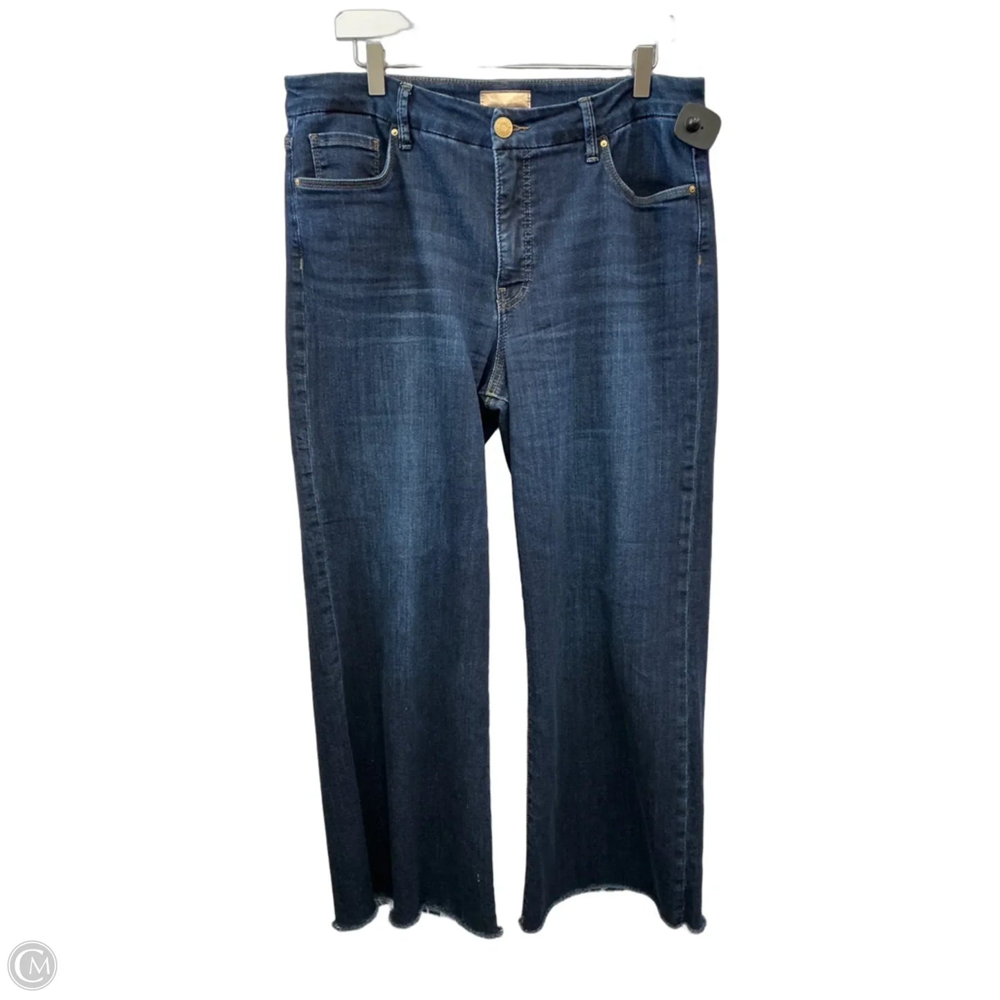 Jeans Wide Leg By Kut In Blue Denim, Size: 12