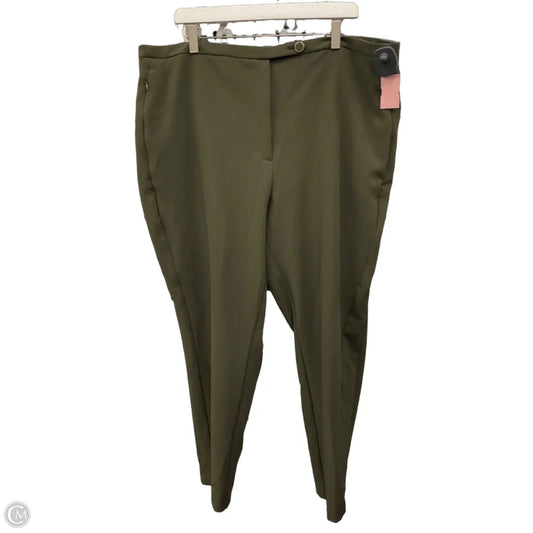Pants Dress By Worthington In Green, Size: 18