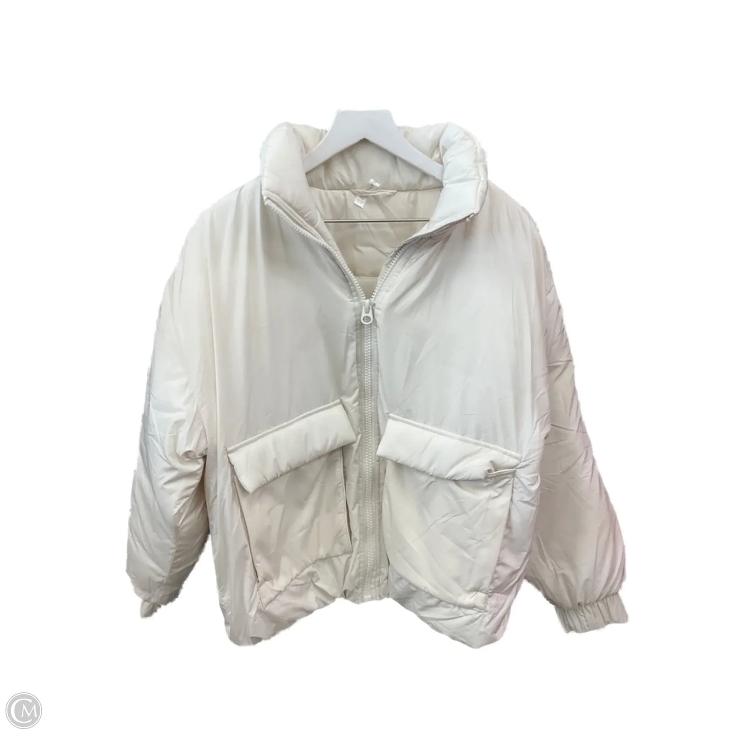 Coat Puffer & Quilted By Fabletics In Cream, Size: Xs
