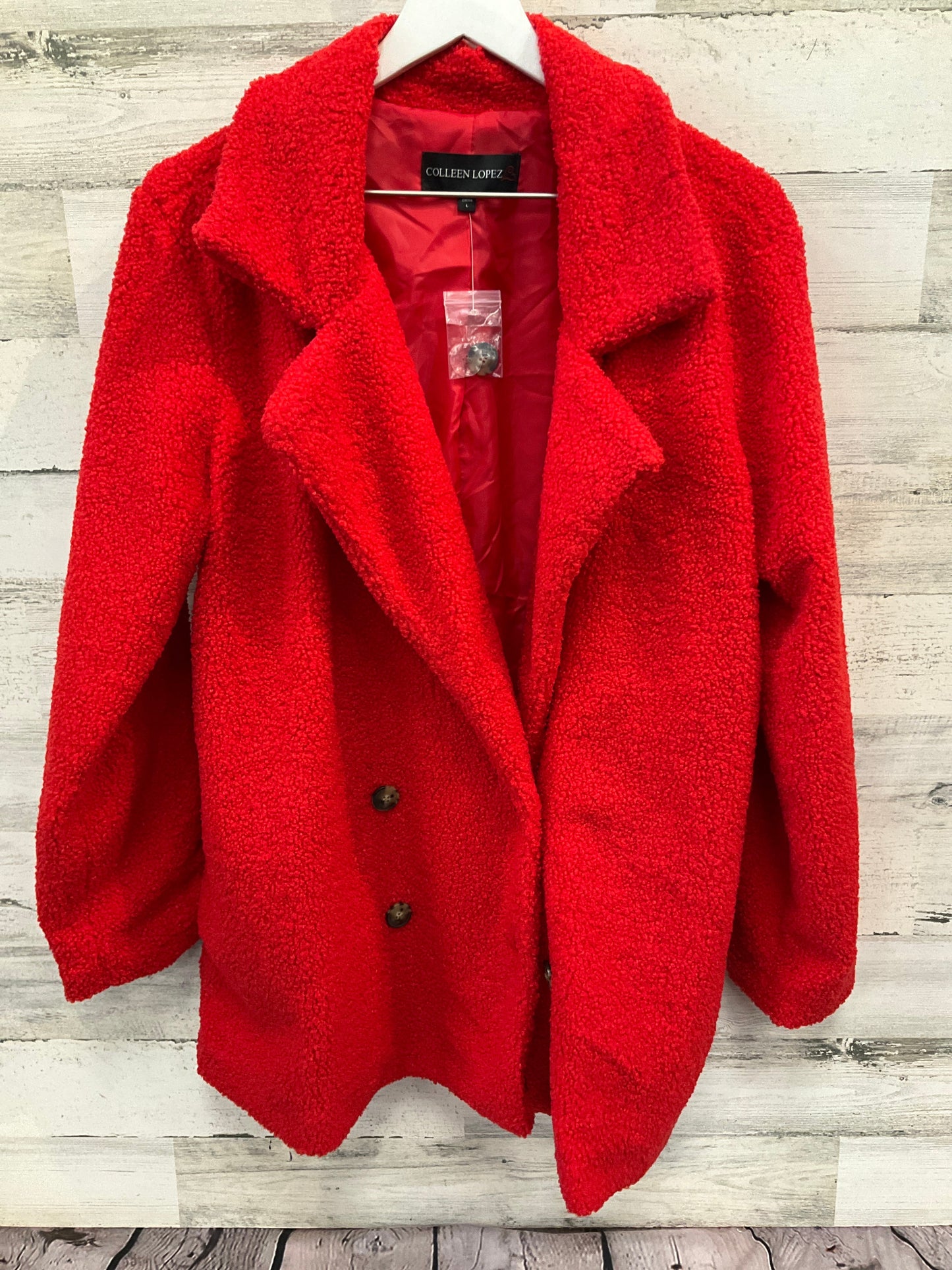 Jacket Other By Clothes Mentor In Red, Size: L