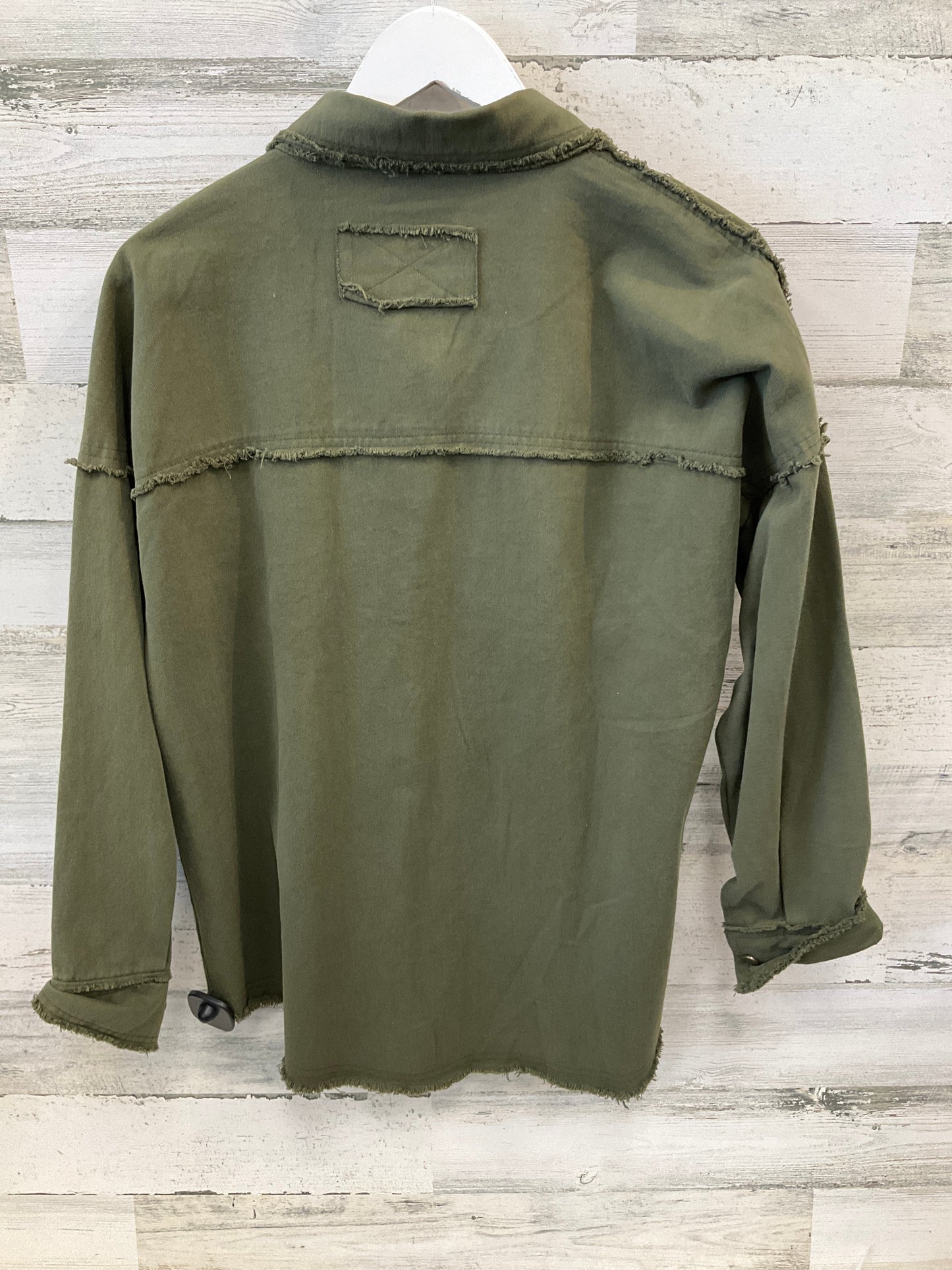 Jacket Shirt By La Miel In Green, Size: S