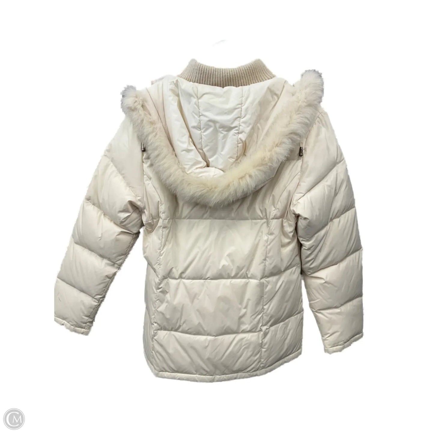 Jacket Puffer & Quilted By Clothes Mentor In Cream, Size: S