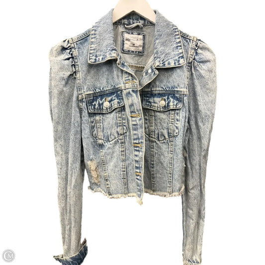 Jacket Denim By Highway In Blue Denim, Size: M