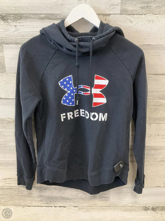 Sweatshirt Hoodie By Under Armour In Black, Size: Xs