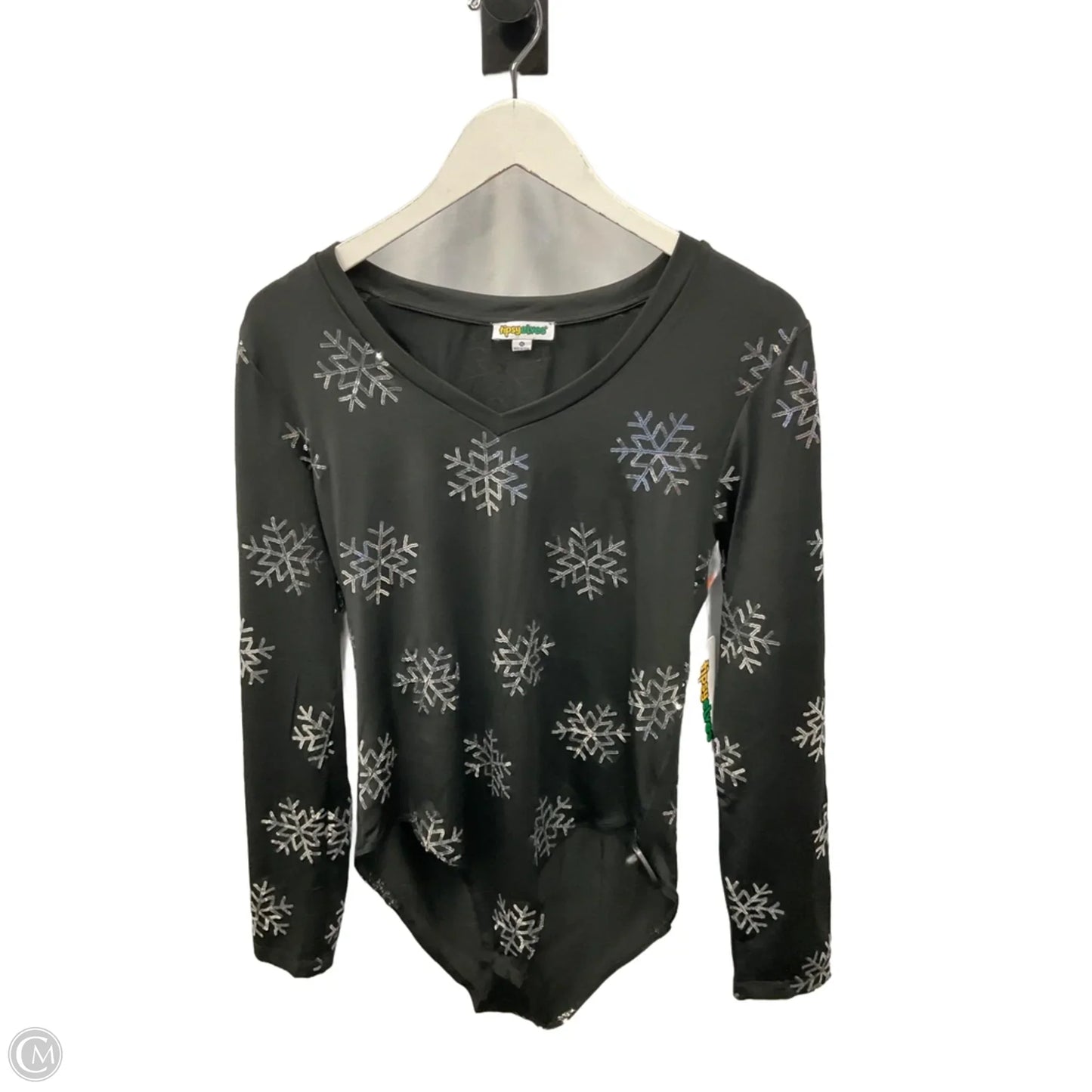 Bodysuit By Clothes Mentor In Black, Size: Xl