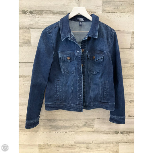 Jacket Denim By Izod In Blue Denim, Size: S