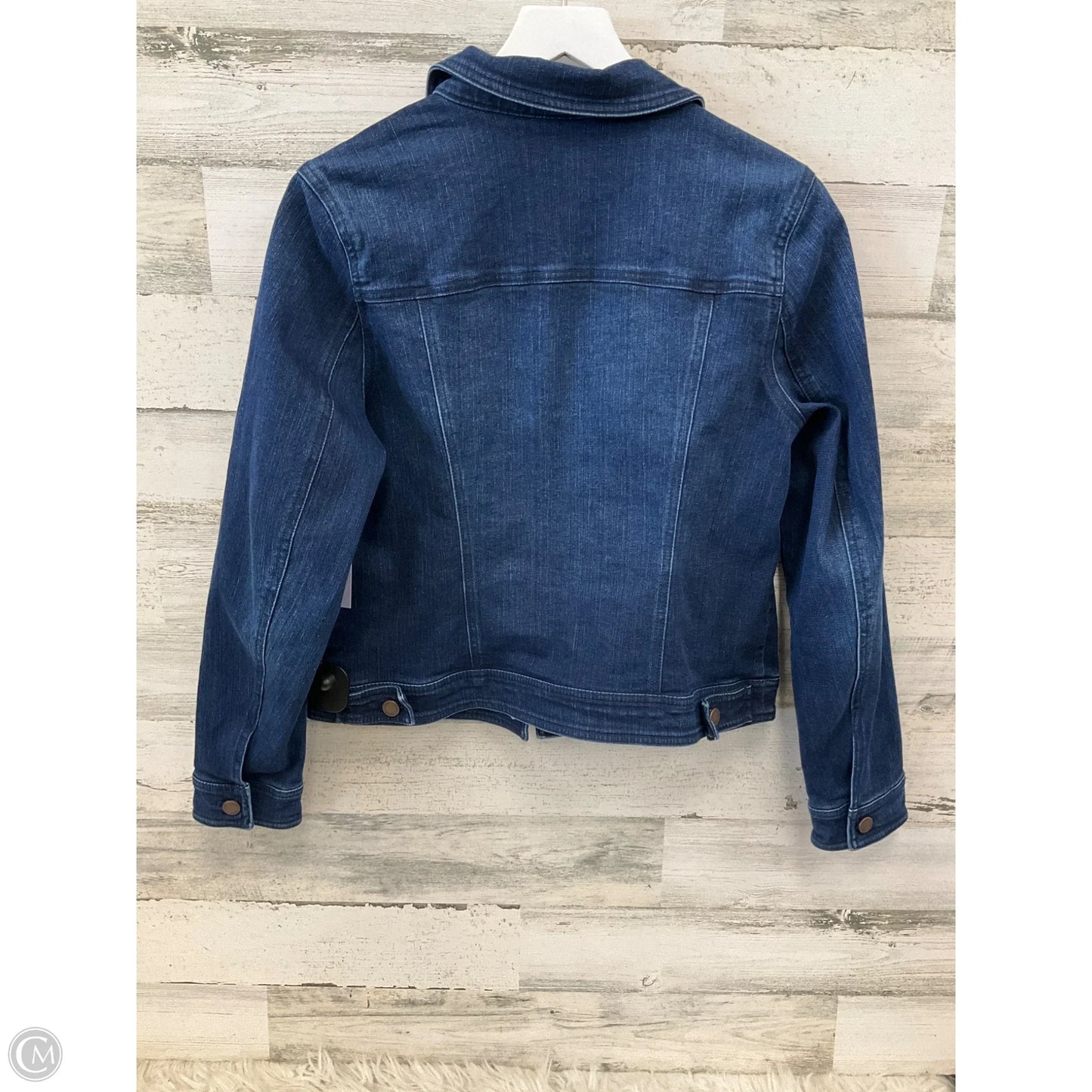 Jacket Denim By Izod In Blue Denim, Size: S