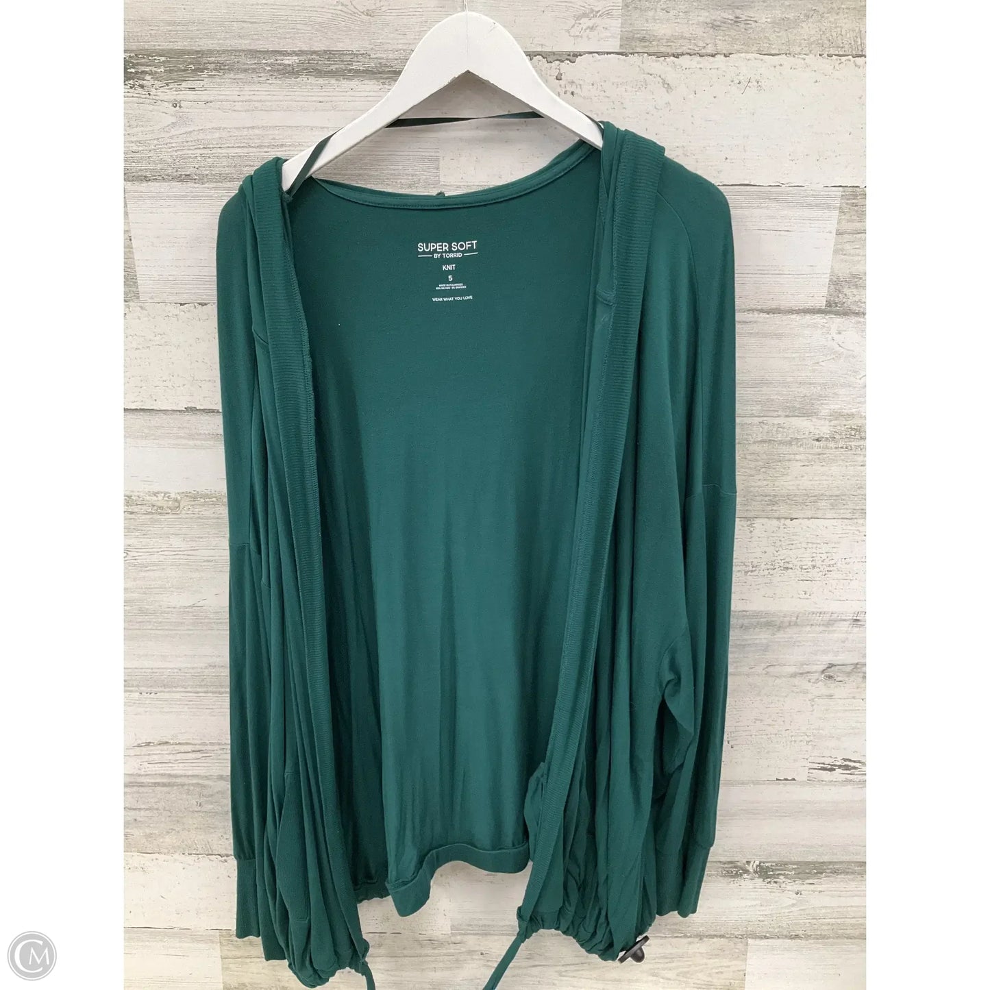 Cardigan By Torrid In Green, Size: 5