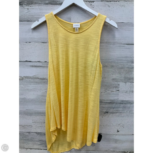 Top Sleeveless By Cupio In Yellow, Size: M