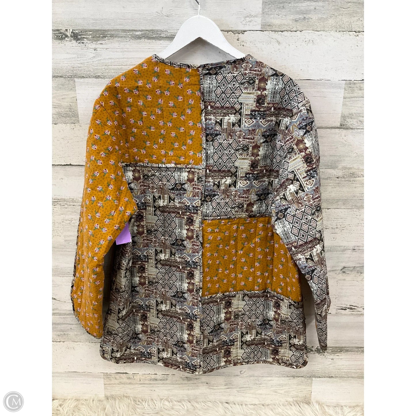 Jacket Other By Pol In Brown, Size: S
