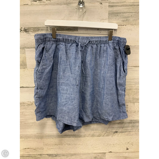 Shorts By Tahari By Arthur Levine In Blue, Size: 1x