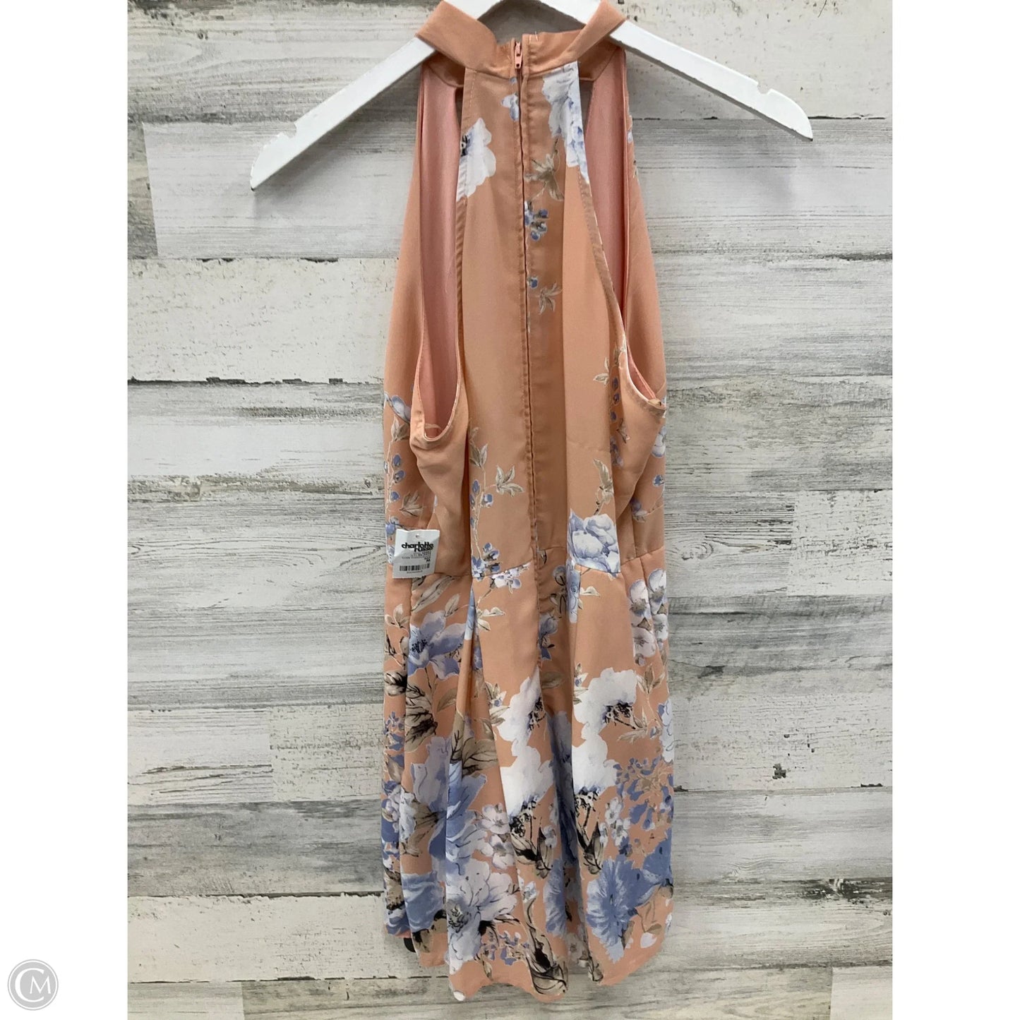 Romper By Charlotte Russe In Peach, Size: M