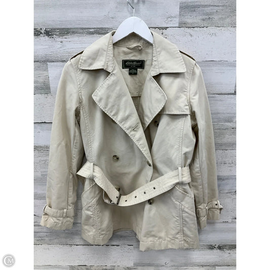Jacket Utility By Eddie Bauer In Beige, Size: S