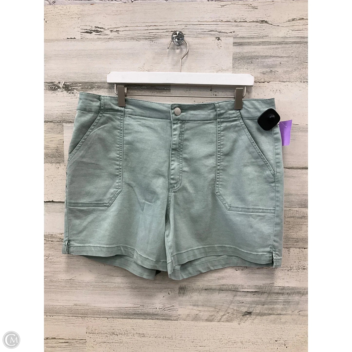 Shorts By D Jeans In Green, Size: 16