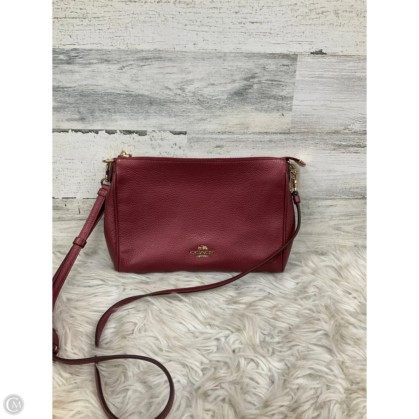 Crossbody Designer By Coach, Size: Small