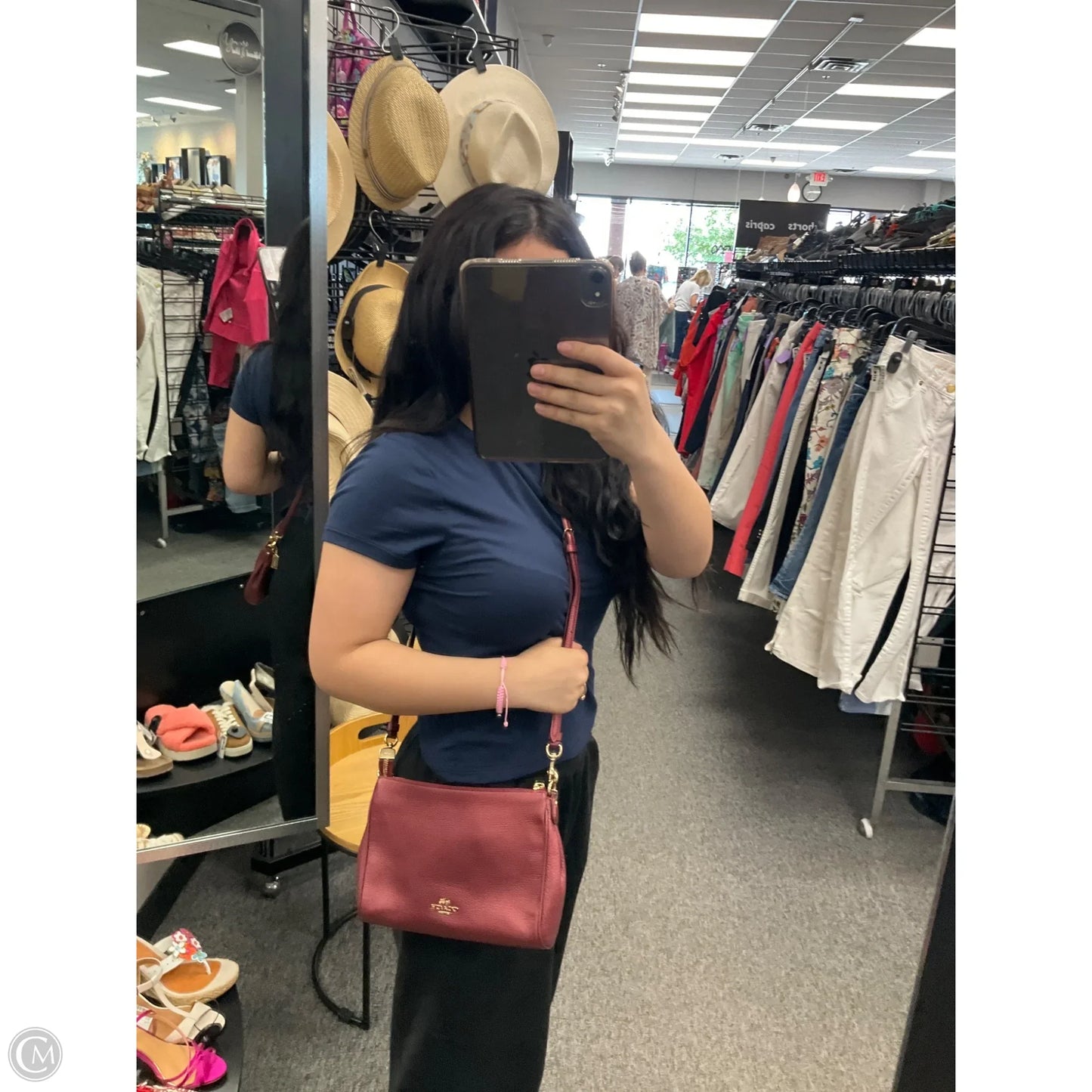 Crossbody Designer By Coach, Size: Small