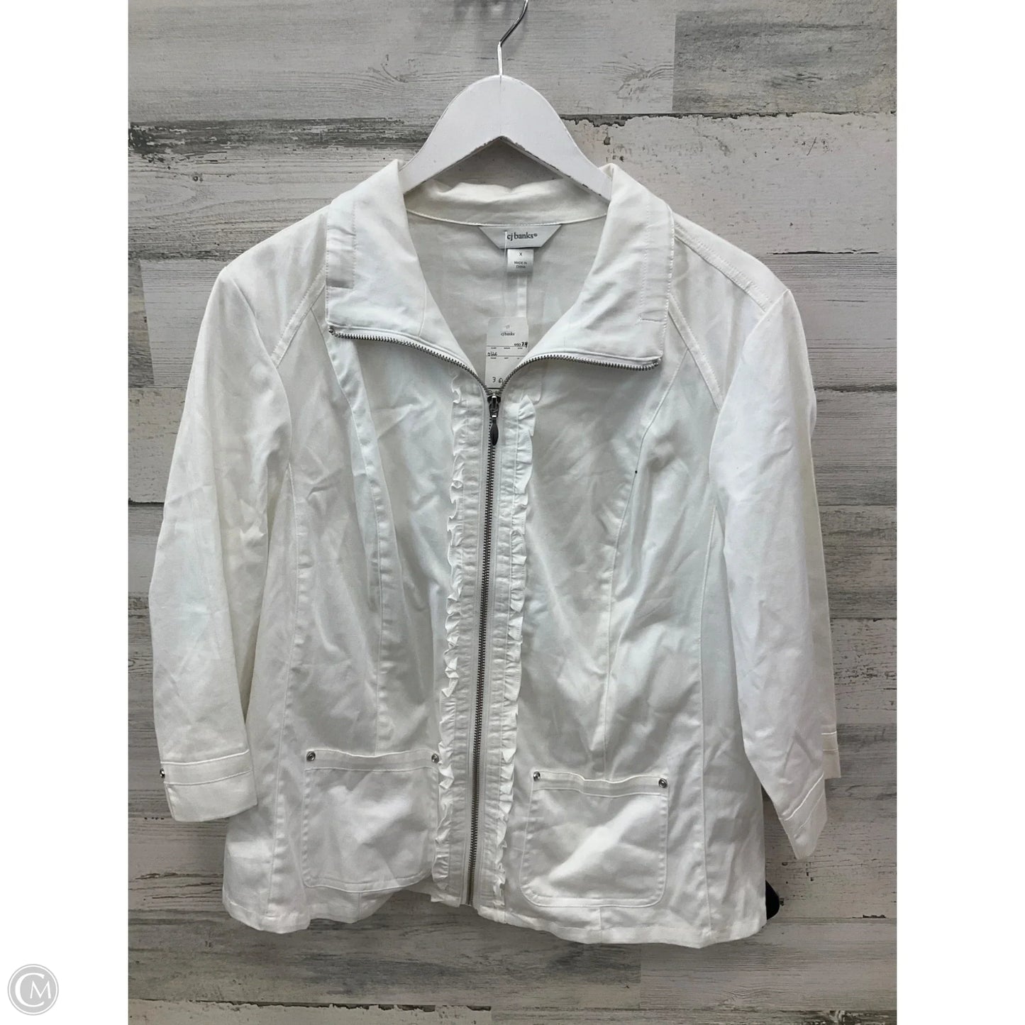 Jacket Other By Cj Banks In White, Size: Xl