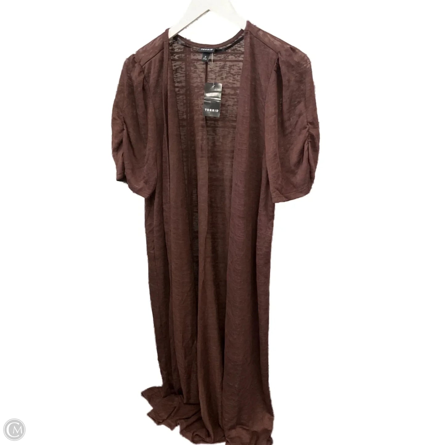 Cardigan By Torrid In Brown, Size: 2x
