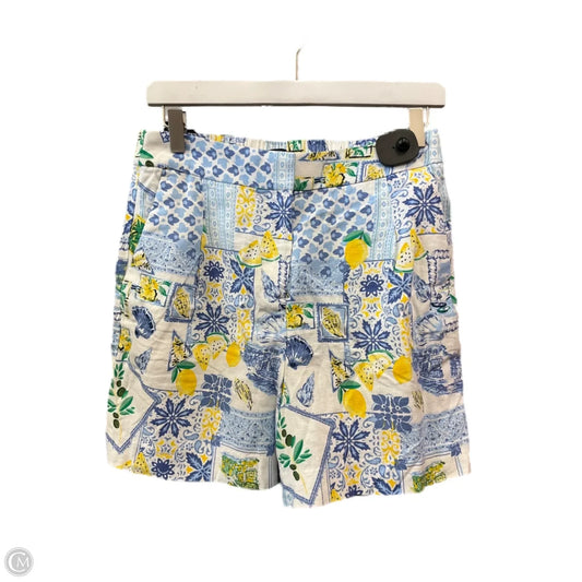 Shorts By J. Crew In Blue & Yellow, Size: 4