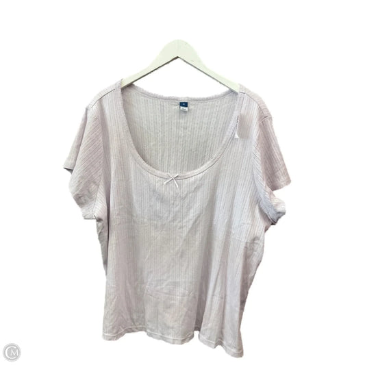 Top Short Sleeve By Old Navy In Purple, Size: 4x