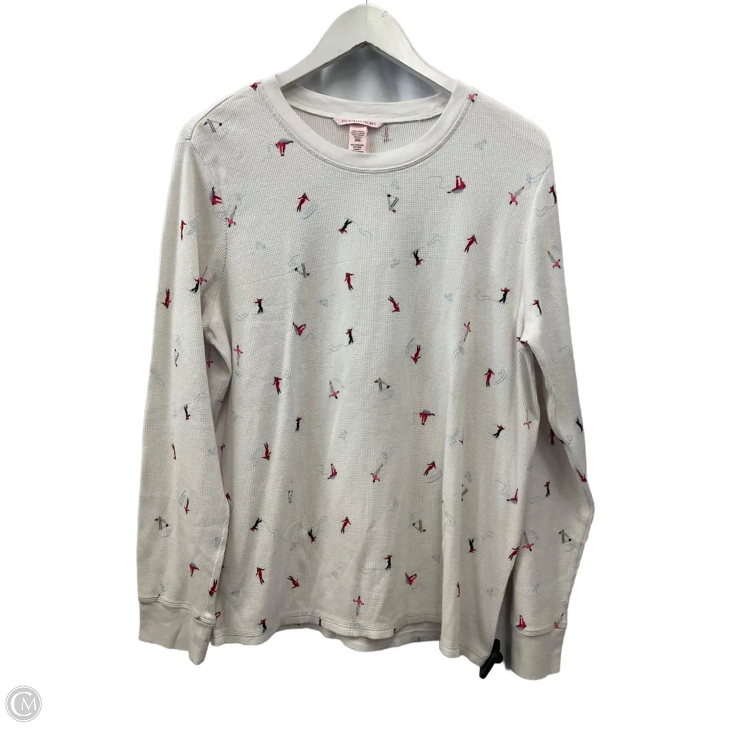 Top Long Sleeve Basic By Victorias Secret In White, Size: Xxl