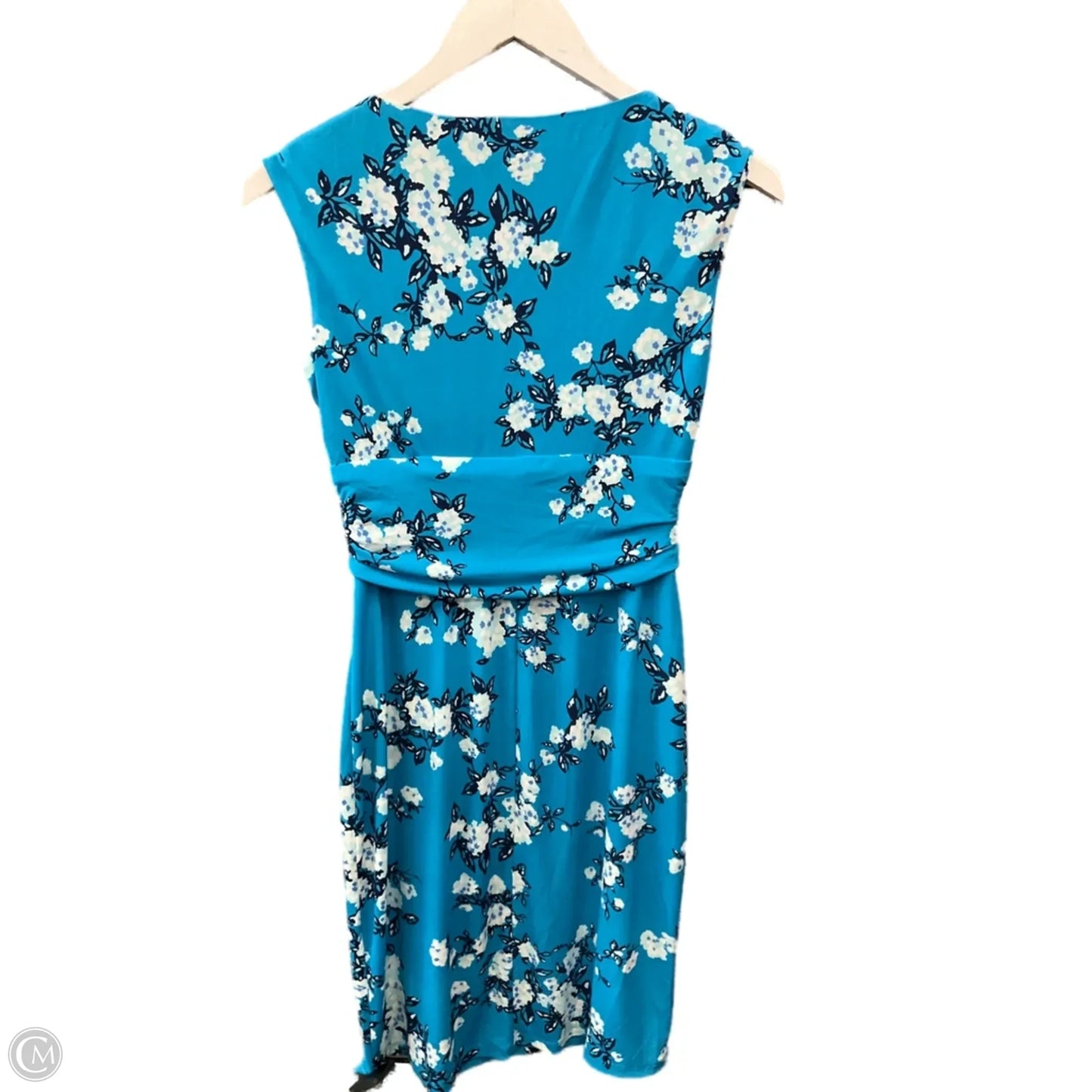 Dress Casual Midi By Chaps In Blue, Size: M