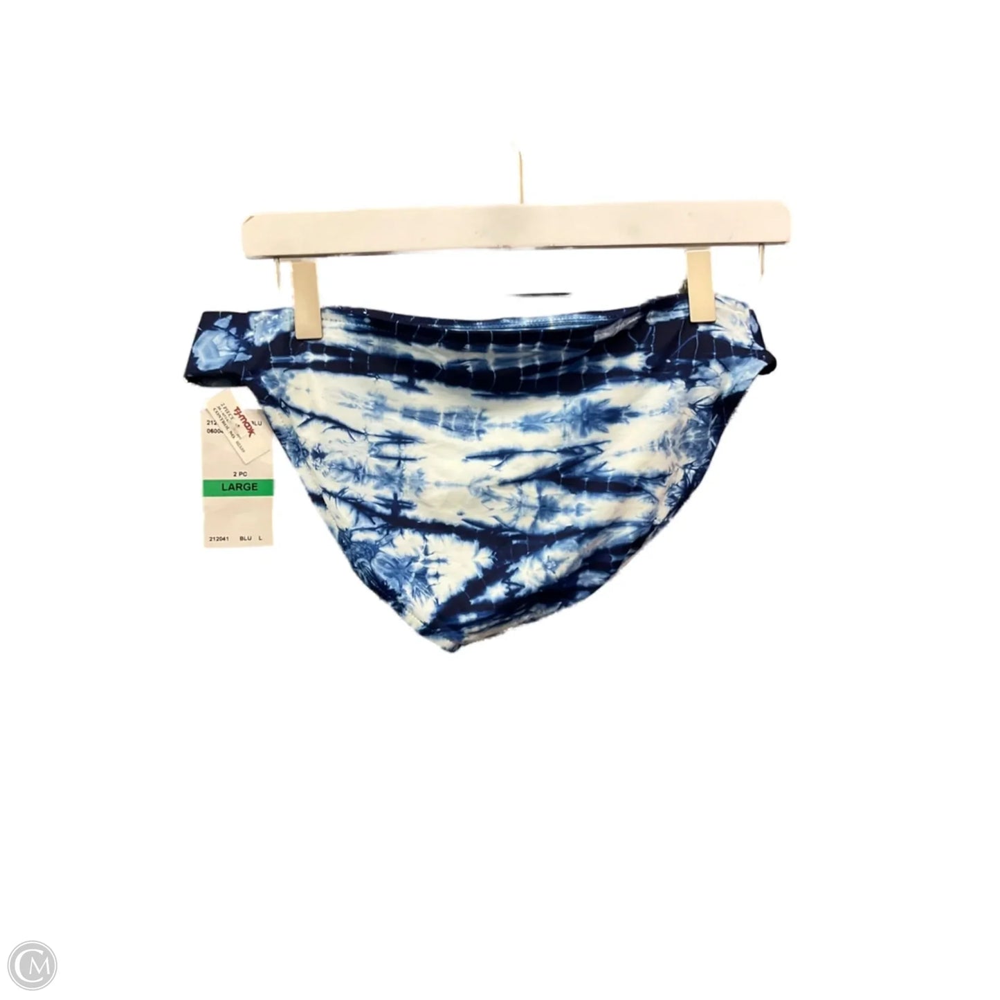 Swimsuit 2pc By Lucky Brand In Blue, Size: L