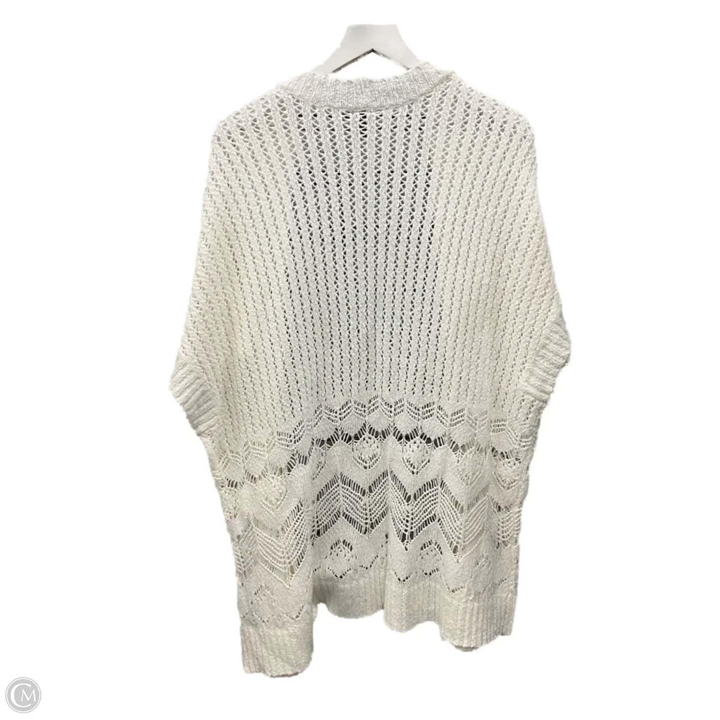 Sweater Cardigan By Torrid In White, Size: L