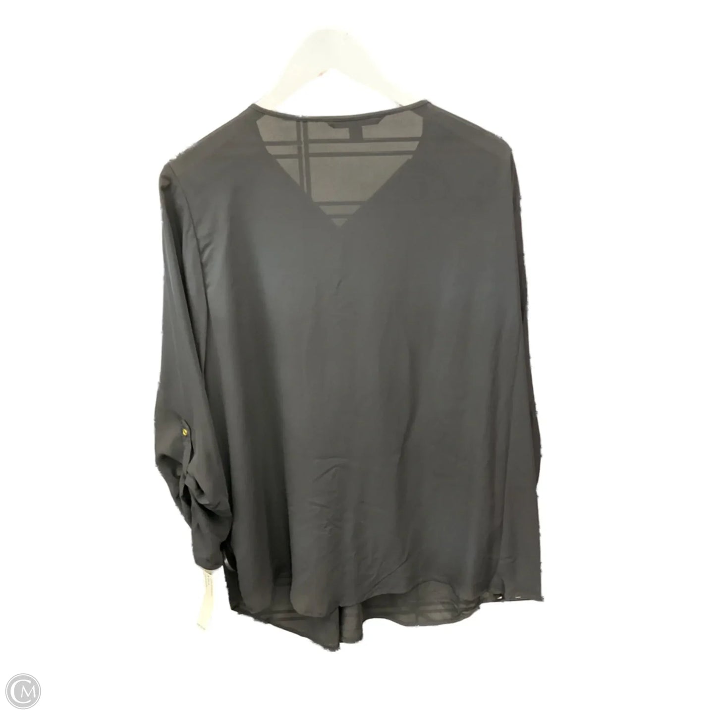 Top Long Sleeve By Zac And Rachel In Black, Size: 3x