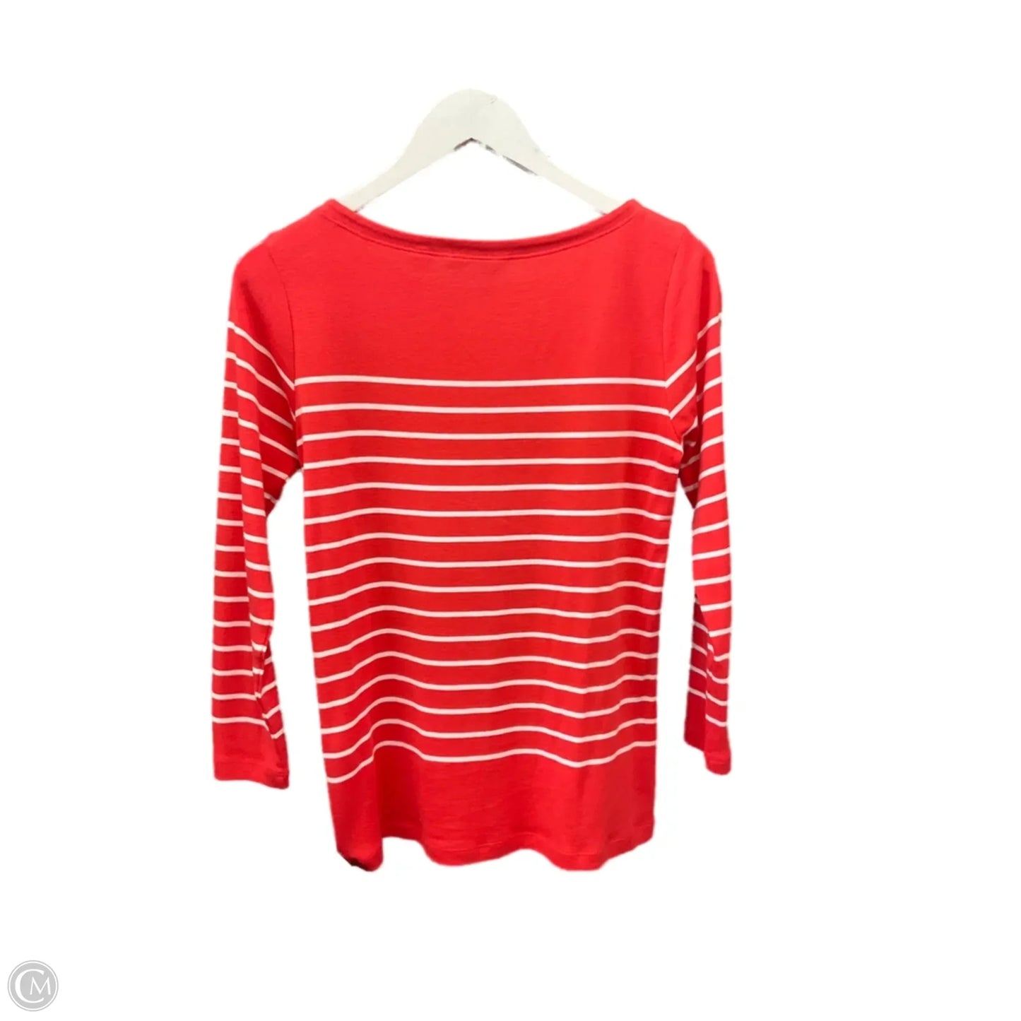 Top 3/4 Sleeve By Vineyard Vines In Orange, Size: S