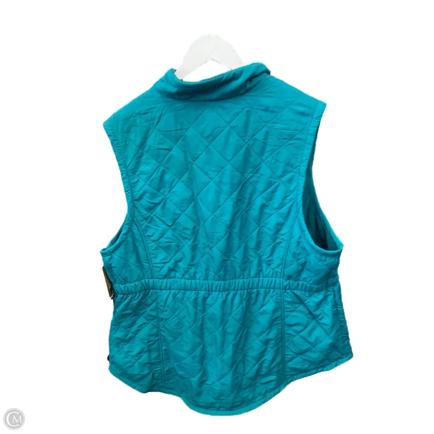 Vest Puffer & Quilted By Clothes Mentor In Green, Size: 1x