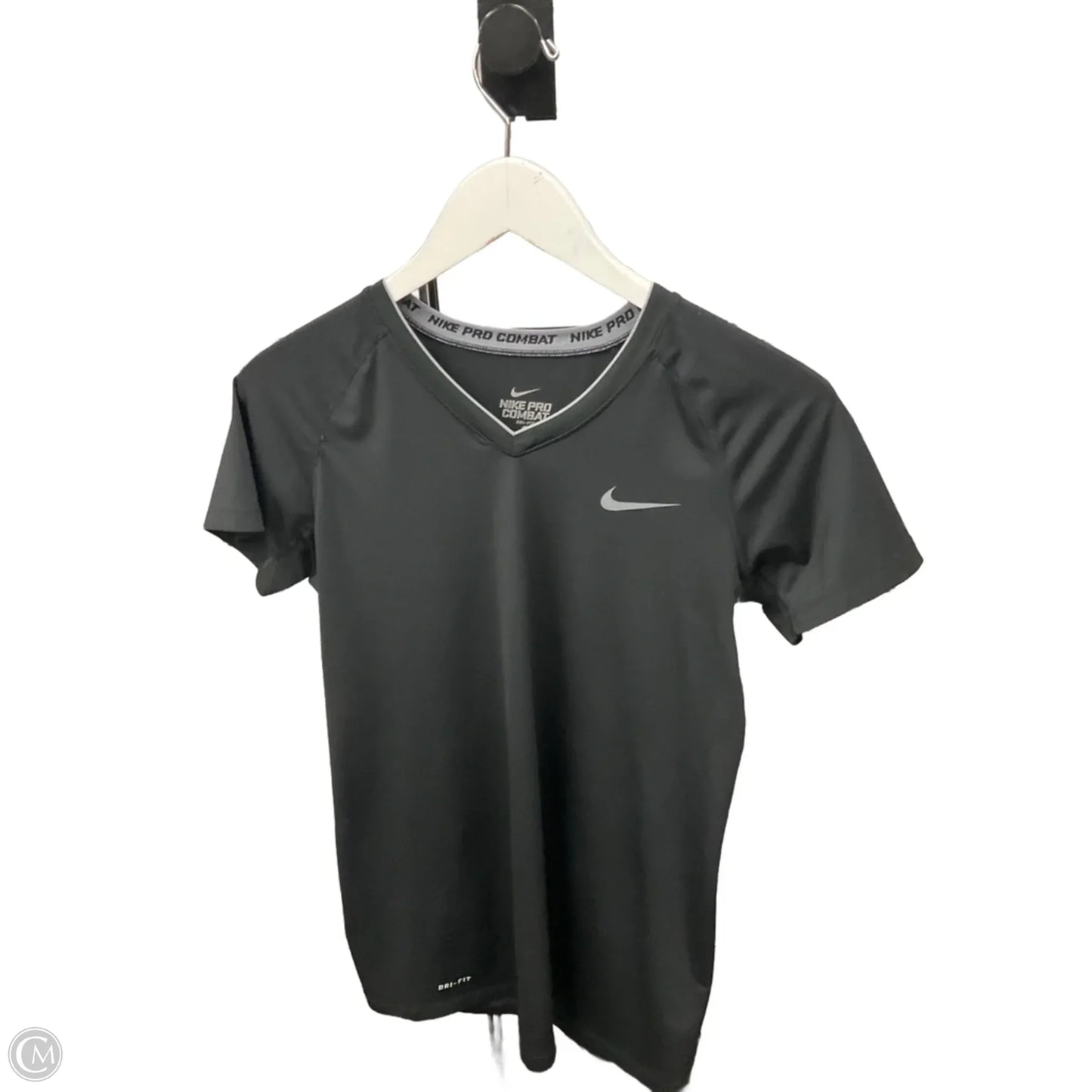 Athletic Top Short Sleeve By Nike Apparel In Black, Size: M