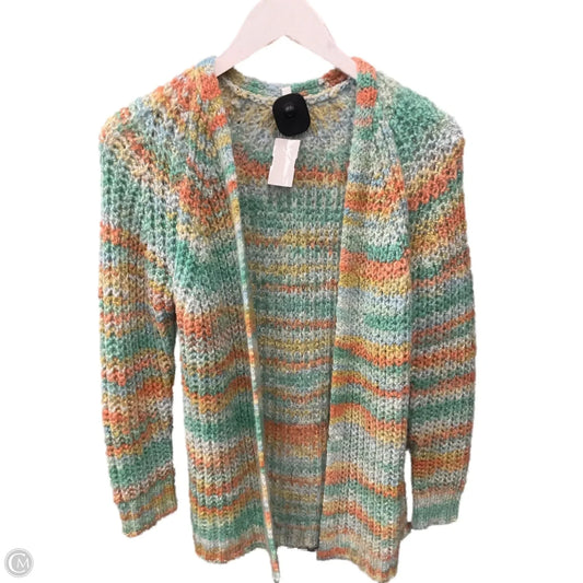 Sweater Cardigan By Maurices In Green, Size: M
