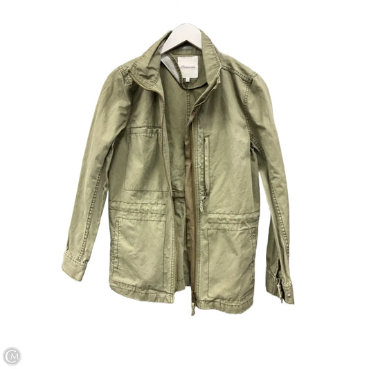 Jacket Utility By Madewell In Green, Size: M