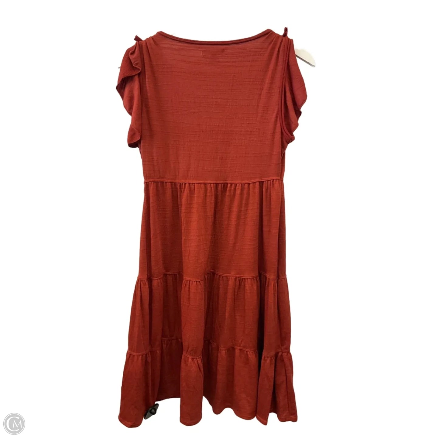 Dress Casual Short By Max Studio In Orange, Size: S