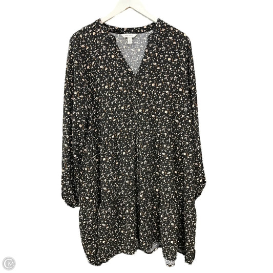 Dress Casual Midi By Nine West Apparel In Black, Size: Xl